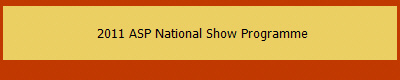  2011 ASP National Show Programme